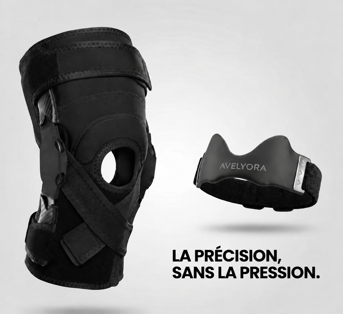 Sangle rotulienne ajustable — Avelyora™